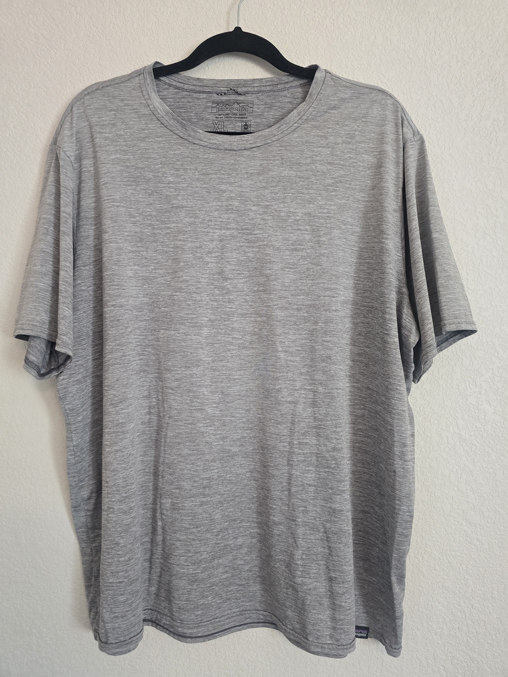 Patagonia Capilene Cool Daily Short-Sleeve Crew Tee in Heather Gray- Womens XL